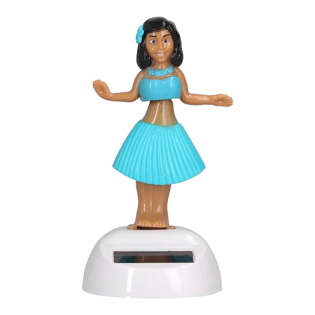 Decoración de baile con energía solar protección del medio ambiente de plástico interesante Hula Girl Dashboard Doll Cute para coche para el hogar ANGGREK Otros