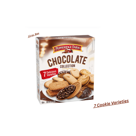 Pepperidge Farm Chocolate Collection Cookies, 7 Varieties, 13 oz Box