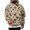 Beige, Multicolor, variant on Hsovts Fall Season Halloween Themed Hooded Sweatshirt for Men, Pumpkin Spider Web Ghost All Over Print Casual Loungewear Pullover Beige L