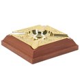 thumbnail image 4 of Cigar  Holder, 4 Slots  Ashtray Engraved Easy To Clean  For Office, 4 of 8