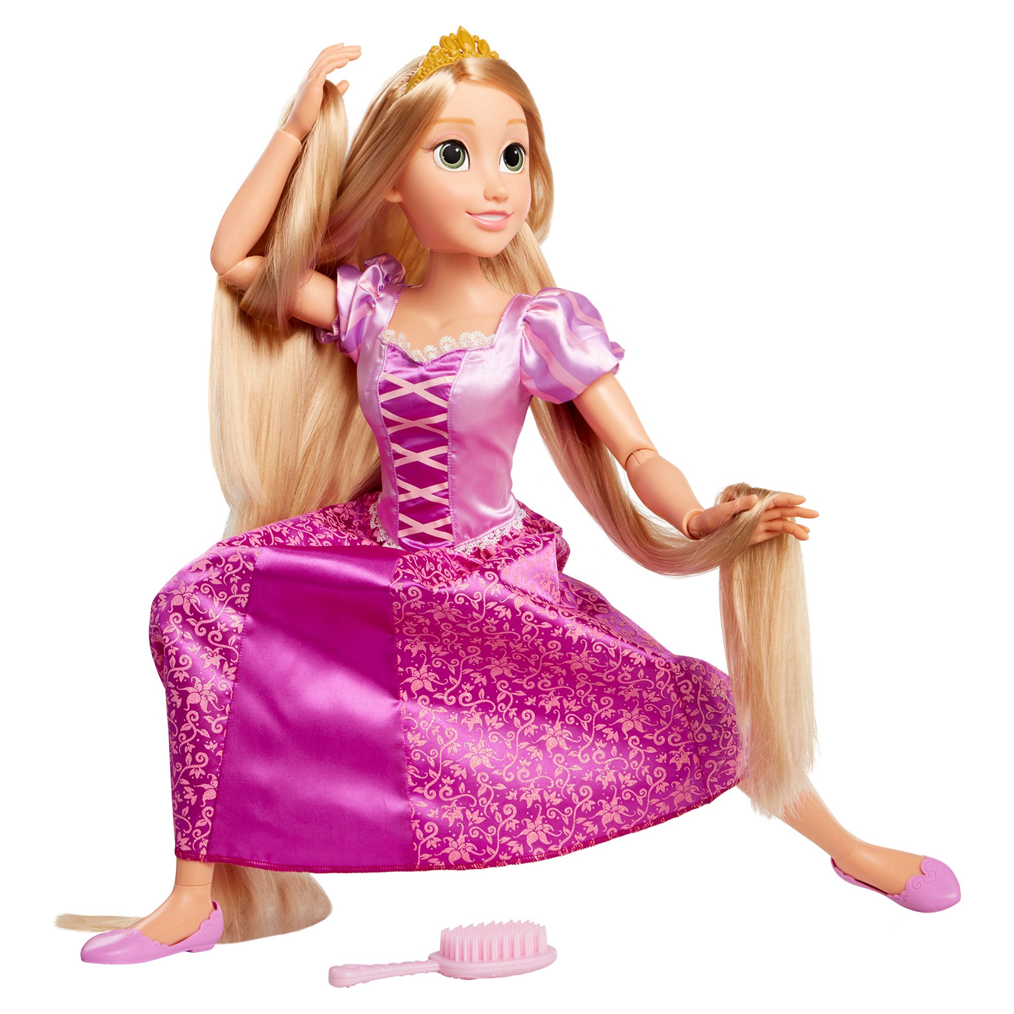 Disney Princess 32 inch Playdate Rapunzel Doll, for Children Ages 3+ - image 4 of 8