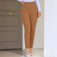 thumbnail image 5 of Women's High Waisted Skinny Dress Pants, Stretchy Versatile Solid Business Casual Trousers with Pockets, 5 of 5