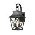 thumbnail image 4 of Outdoor Lighting Black Outdoor Wall Lantern 2-Light,Large Outside Modern Wall Sconce Light Fixture,Industrial Porch Light Wall Mount with Glass,Waterproof Farmhouse Exterior Lamp Lighting (1 Pack),Ou, 4 of 12