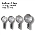 thumbnail image 2 of Vasos medidores OXO Good Grips de acero inoxidable, 4 piezas, 2 of 6