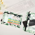 thumbnail image 4 of Green Camouflage Shapes 2 Pack Pencil Pouch for 3 Ring Binder Smooth Zipper Folders with Pockets Clear Window Pencil Case, 4 of 6