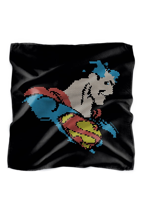Superman Lite Brite Bandana (21 in x 21 in)