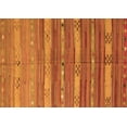 thumbnail image 1 of Ahgly Company Indoor Rectangle Southwestern Orange Country Area Rugs, 2' x 5', 1 of 1