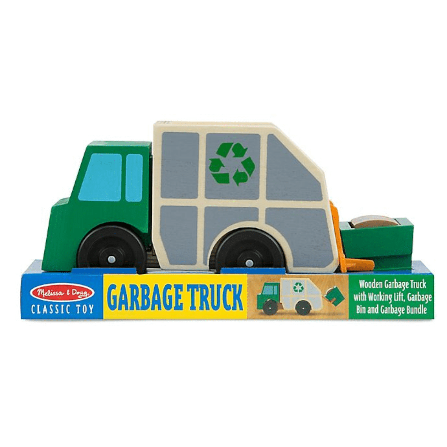 melissa and doug recycling truck