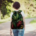 thumbnail image 6 of Lightweight Backpack Tropical Leaves School Bag Travel Laptop Daypack for Men Women Casual Rucksack, 6 of 6