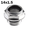 thumbnail image 1 of M10 M14 M16 M18M20 Air Compressor Oil Sight Glass Npt Oil Liquid Level Gauge, 1 of 9