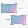 thumbnail image 4 of Bixox Fantasy Gradient Printed Pillow Protector,Super Soft Ideal for Home,Guests,Rentals - 16"x24", 4 of 8