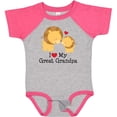 thumbnail image 3 of Inktastic I Love My Great Grandpa Boys or Girls Baby Bodysuit, 3 of 5
