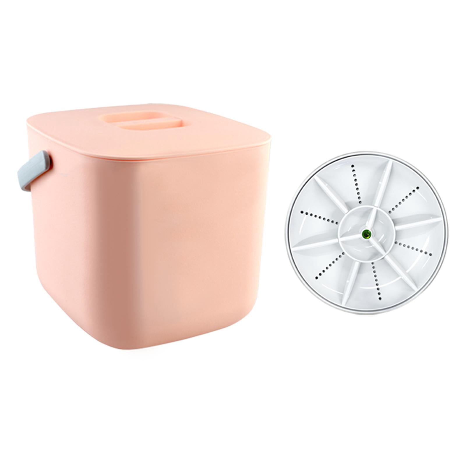 TISHITA Sink USB Dishwasher with bucket Mini Dishwasher Kitchen Auto Shutdown USB Powered Lightweight Sink Dish Washer Portable for Dorm Camping Travel White