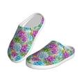 thumbnail image 2 of Lsque Succulents Pattern Womens Comfort Cotton on Scuff With Memory Foam and Anti-skid Sole Slipper-37/38, 2 of 7