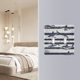 thumbnail image 4 of Yayeee Toggle Light Switch Wall Plate 3-Gang 6.37"x4.48" Decorative Outlet Cover, Light Sharks, 4 of 7