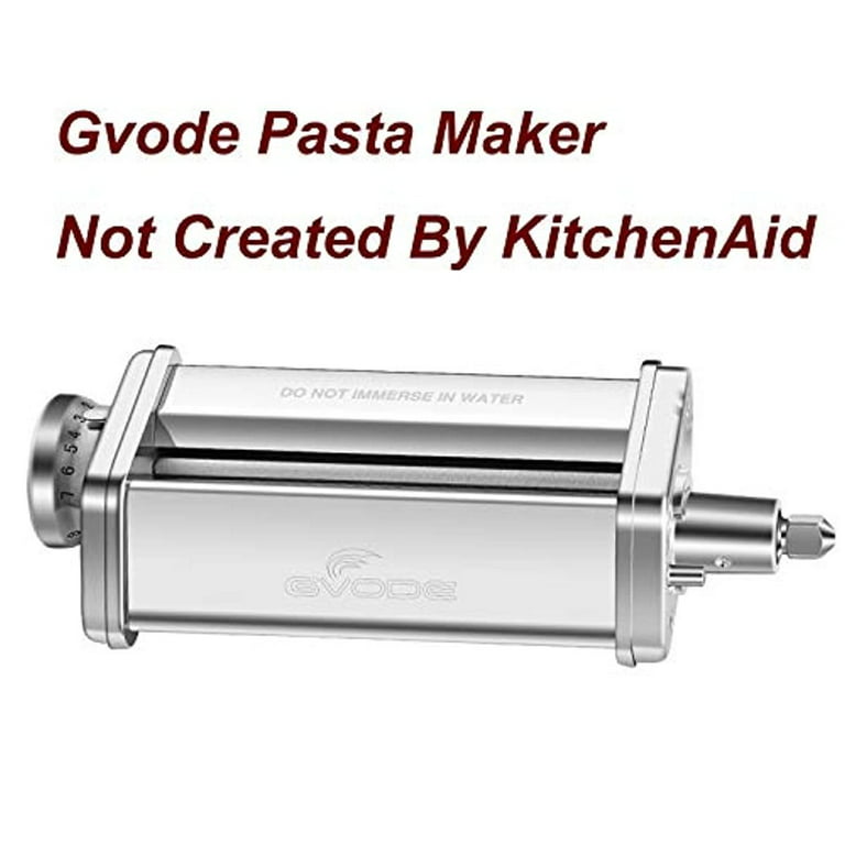 Pasta Sheet Roller Attachment for KitchenAid Stand Mixer Stainless Steel Pasta Maker Machine Accessories by Gvode