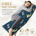 thumbnail image 5 of Body Pillow Cover, Space Sleeping Panda Body Pillow PillowCase with Zipper, Soft and Skin-Friendly Long Pillow Case for Hair and Skin(20"x54" ), 5 of 7