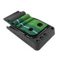 thumbnail image 1 of LAFGUR Indoor Outdoor Set Ball Auto Return Hazard Putting Mat, Professional Portable Practice Mini Trainer Putting Green With Return, 1 of 8