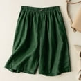 thumbnail image 4 of Sngxgn High Waisted Spandex Shorts for Women, Booty Workout Yoga Biker Shorts(Green,XXXL), 4 of 4