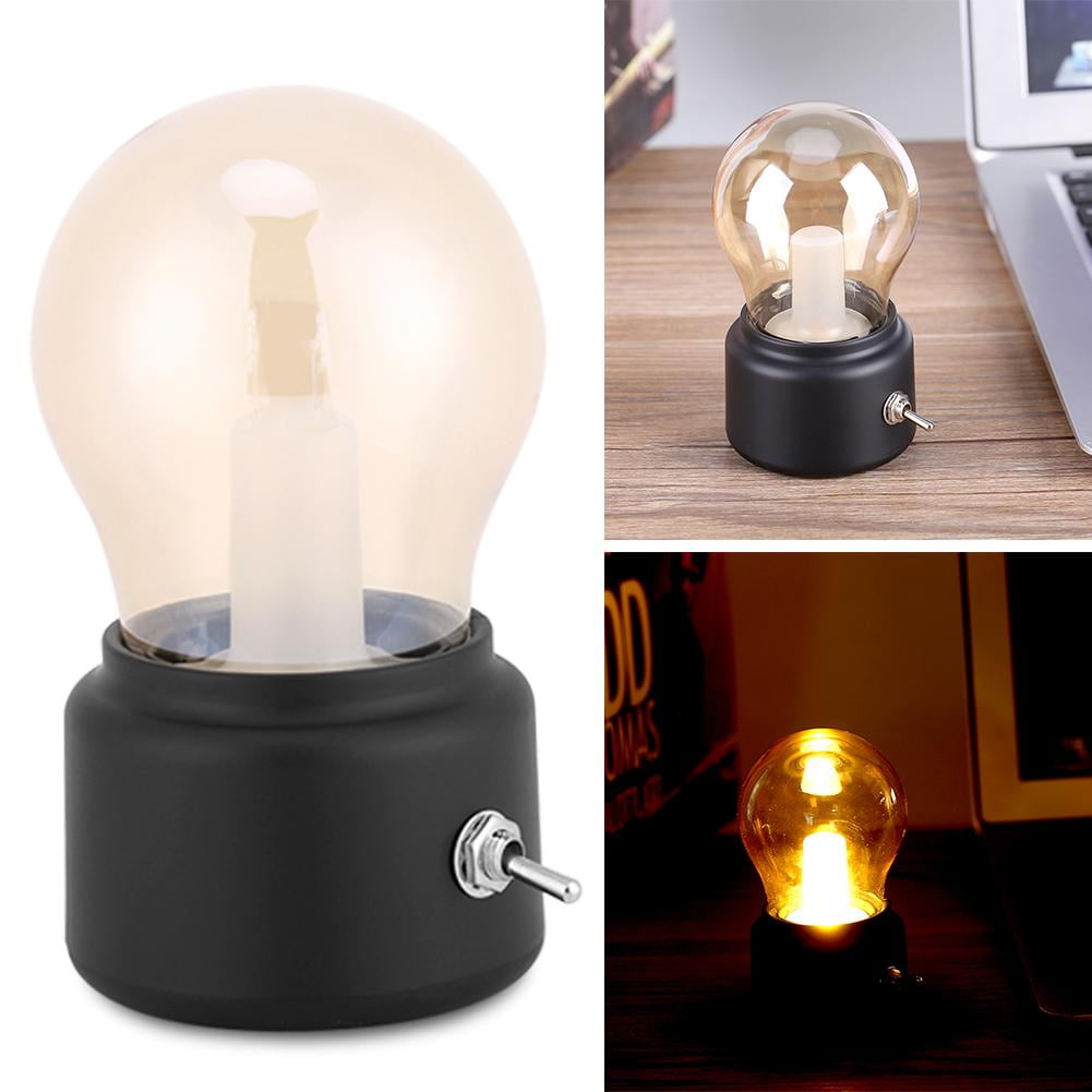 Garosa Bulb Lamp, Retro LED Light, Creative Retro LED Night Light USB