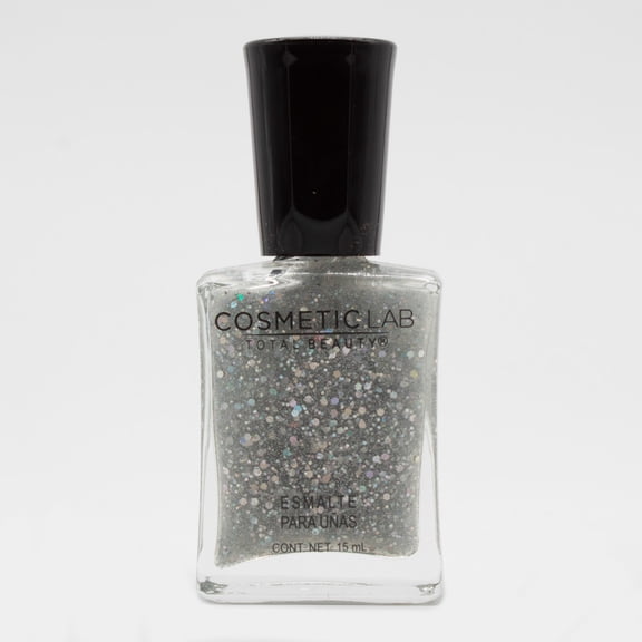 Esmalte Cosmetic Lab Glitter Plata 15 ml