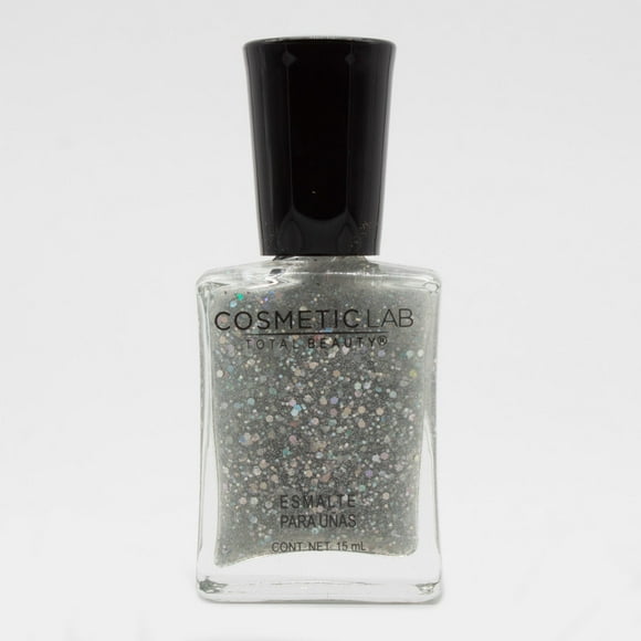 Esmalte Cosmetic Lab Glitter Plata 15 ml