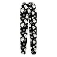 thumbnail image 4 of SERTG Kids Halloween Print Pants with Drawstring and Pockets Fall Festive Comfortable Casual Pants for Boys and Girls 4-12 Years(Black#1,7-8 Years), 4 of 5