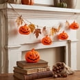 thumbnail image 4 of Mini Handheld LED Jack O Lantern Light, Battery Operated Halloween Pumpkin Lamp, Portable Decor for Mantel, Party, Tabletop, Indoor Home, Trick or Treat & Holiday Accent, E, 4 of 7