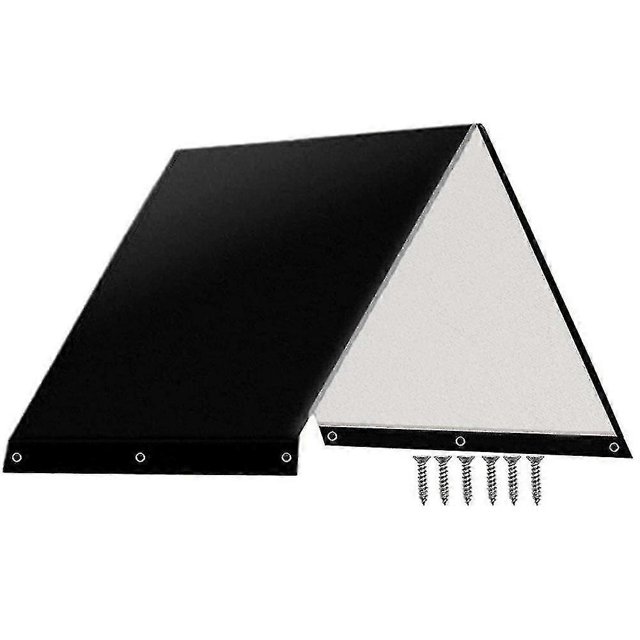 Waterproof Shade Canopies Cover Replacement Tarp Roof Kids Playground Uv Protector-9192339802514 Black