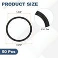 thumbnail image 2 of 50 Pack 126 Nitrile O-rings 70 Durometer 1-3/8" ID, 1-9/16" OD, 3/32" Width Black, 2 of 6