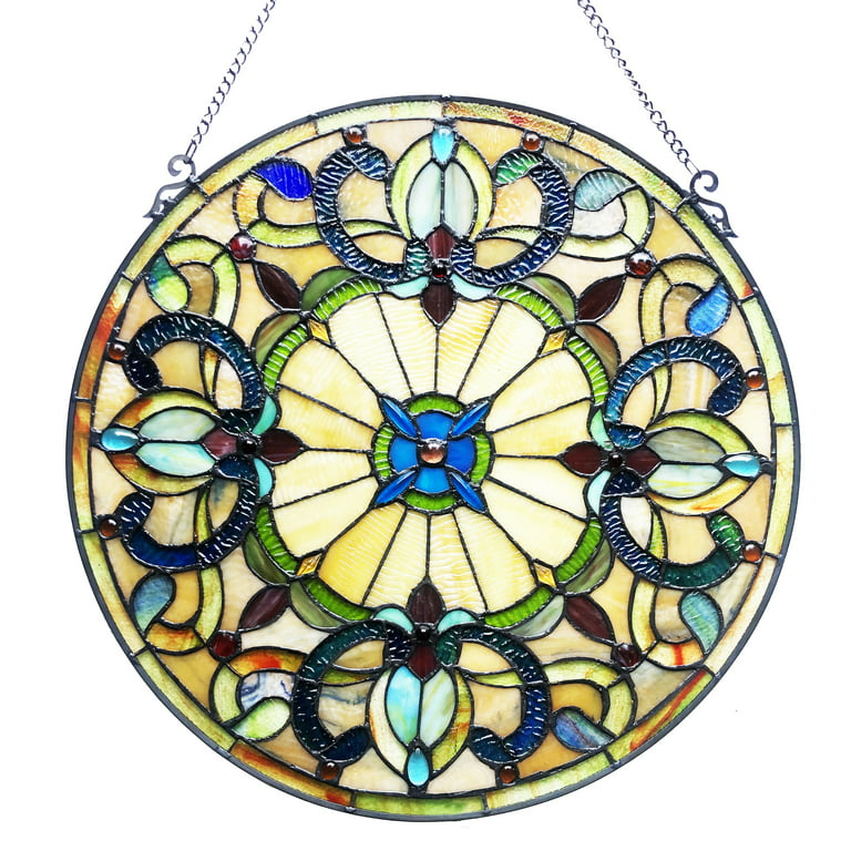 Stained Glass Panel - Victorian Style Glass