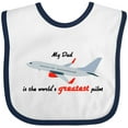 thumbnail image 3 of Inktastic Airplane Boys or Girls Baby Bib, 3 of 4