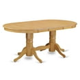 thumbnail image 4 of VAAB7-OAK-04 7 Piece Dining Room Set Dining Table With Self Storing Butterfly Leaf And Six Parson Chair With Oak Leg And Linen Fabric Light Fawn, 4 of 9