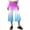 Sky Blue, variant on Womens Fold Over Capri Pants Y2K Low Rise Wide Leg Cropped Pants Workout Gradient Yoga Capris Leggings Lounge Bottoms Purple XL
