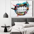 thumbnail image 2 of Cuadro Labios Graffiti Arte, 2 of 4