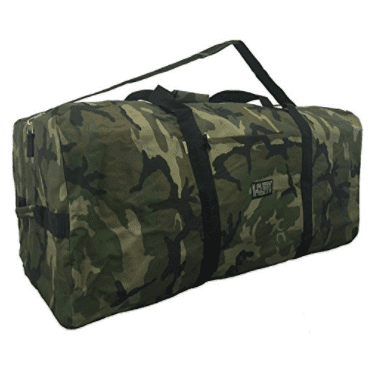 Heavy Duty Cargo Duffel Large Sport Gear Equipment Travel Bag Rooftop Rack Bag, Camo by K-Cliffs