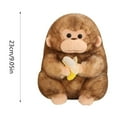 thumbnail image 4 of Msgweeeg Plushs Toys Stuffed Animals 23CM Simulated Golden Toy Eating Bananas for Boys and Girls Holiday Birthday Gifts Pranks Funny Toys Soothing Sleep Christmas Gifts for Teen Girls Cute Gifts, 4 of 9