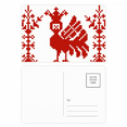 thumbnail image 1 of Rojo Mosaico animal árboles Rusia Set cumpleaños gracias tarjeta postal correo lado 20pcs, 1 of 3