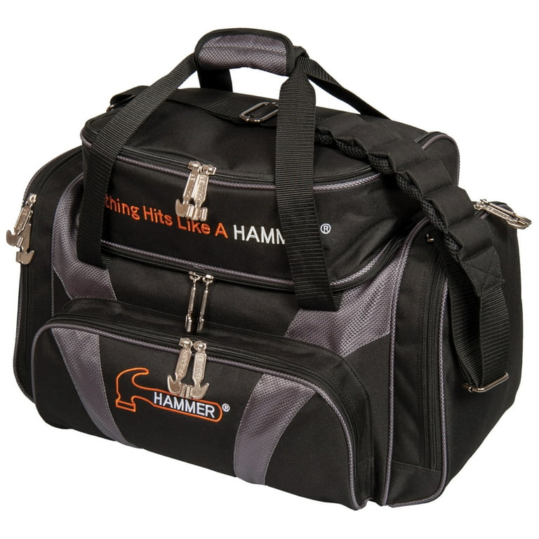 Hammer Deluxe Double Tote Bowling Bag Black Carbon Walmart