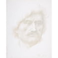 thumbnail image 2 of Alphonse Legros 12x14 Gold Ornate Wood Frame and Double Matted Museum Art Print Titled - Head of a Man (1837-1911), 2 of 4