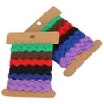 thumbnail image 2 of Diy   Color Ribbon 2Pcs Color Zigzag Ribbon DIY Hand Made Material Cloth Hair Accessories Sewing Decoration 8mm, 2 of 8