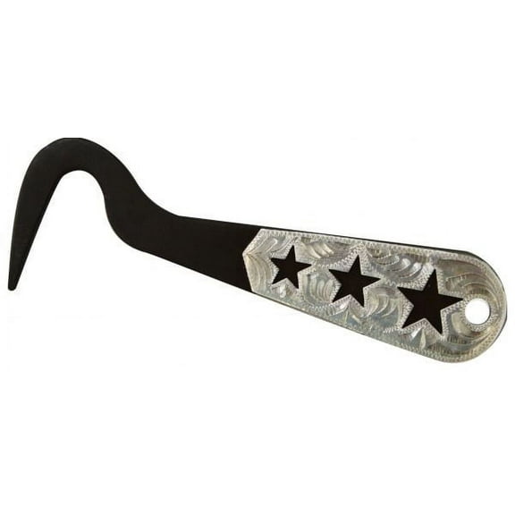 Showman Three Star Brown Steel Hoof Pick