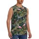 thumbnail image 2 of Balery Flamingos And Palm Leaves Camisetas sin mangas para hombre, absorbe la humedad y protege contra el mal olor.-Small, 2 of 7