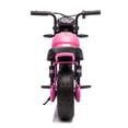 thumbnail image 2 of 24V Electric Motorcycle for Kids 8-14, 300W Motor Ride on Toys for Big Kids 14” EVA Wheels, Non-Slip Twist Grip Throttle, Speed up to 11.18MPH, Dual Suspension, Music&Light, Pink, 2 of 7