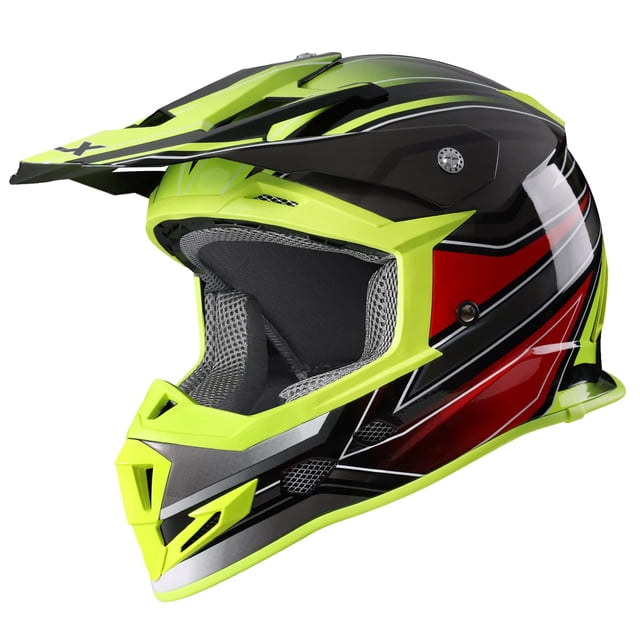 Casco GLX GX23 para motocross todoterreno, ATV, aprobado por el DOT