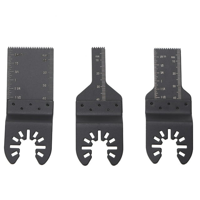 Oscillating Saw Blade, Replacement Saw Blade, Black High Strength For Cutting Soft Metal Cutting Wood