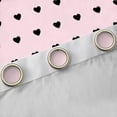 thumbnail image 4 of Manfei Valentine's Day Black Out Curtains for Teens Female Men,Love Heart Print Curtains Pack of 2 (42x63 Each),Romantic Lover Couple Bedroom Curtains,Luxury Bedroom Decor, 4 of 6