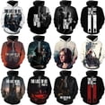 thumbnail image 2 of Sudadera con capucha con estampado 3D de The Last Of Us Part II para hombre y mujer, estilo hip hop, informal, de gran tamaño, 2 of 4