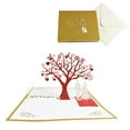 thumbnail image 5 of JilgTeok Valentines Day Pop Up Card, 3D Love Tree Couple Anniversary Wedding Thank You Birthday, for Wife, Husband, Her, Him, Couple, Romantic Greeting Card Happy Mothers Day(6.1*5.12in), 5 of 5