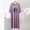 Purple, variant on Women's Sleepshirt Dress Comfortable Nightshirt Nightgown Short Sleeve Sleepwear Purple XXL